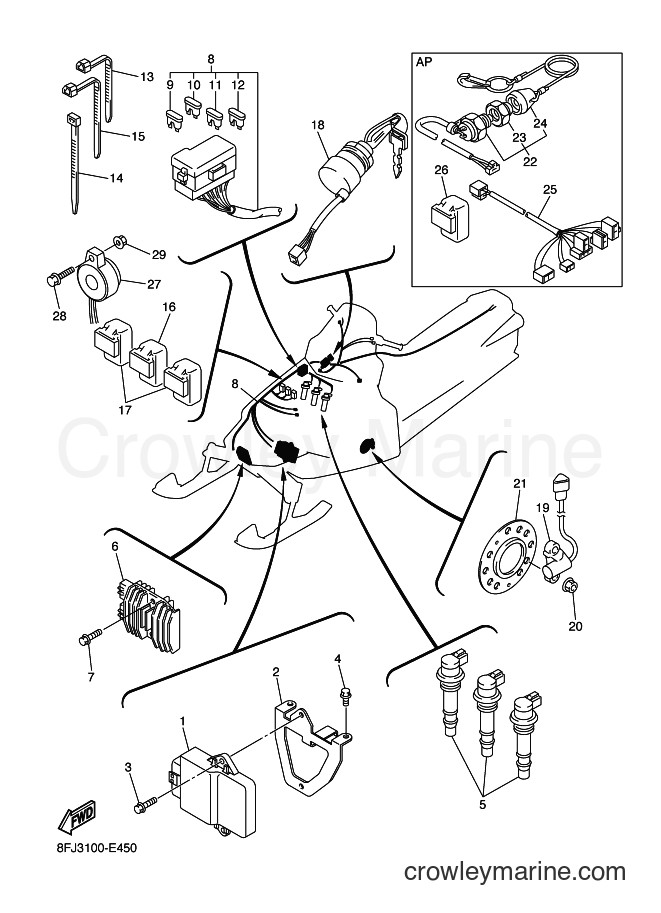 Yamaha Motors RSR10 (8FL4) [010] - ELECTRICAL 1