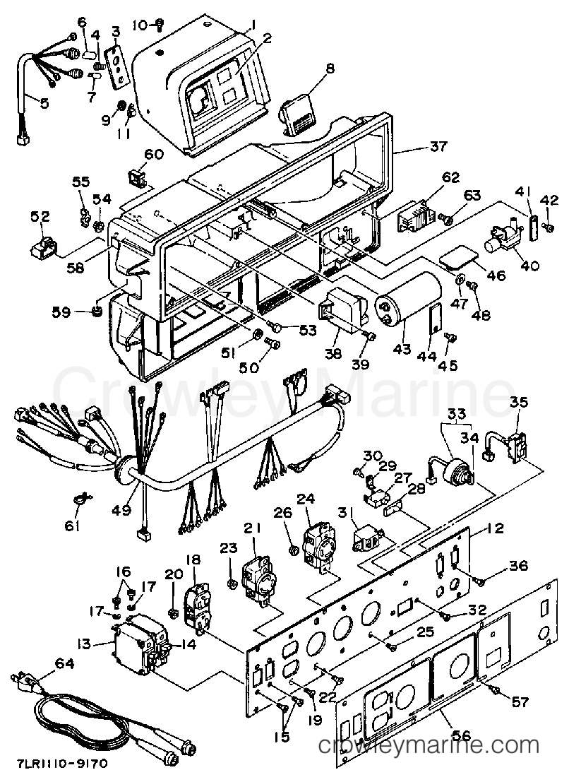 Yamaha Motors EF3800DV - CONTROL BOX 2 (EF3800DVE)