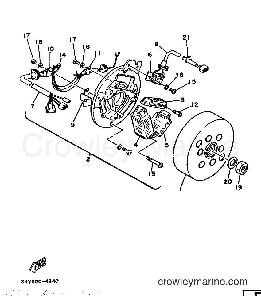 1987 Dirt Bike DT125 - DT125 (35E) [999] - GENERATOR