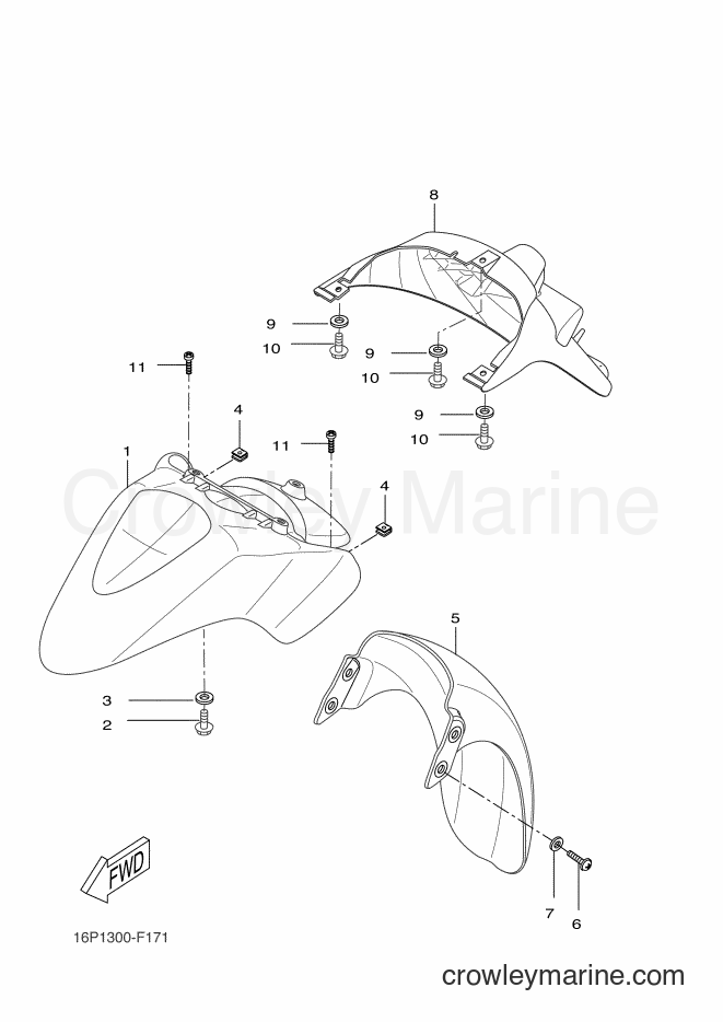 Yamaha Motors VP125 (16PB) [020] - FENDER