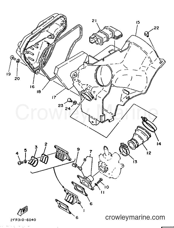 Yamaha Motors RD50M (2FR) [999] - INTAKE