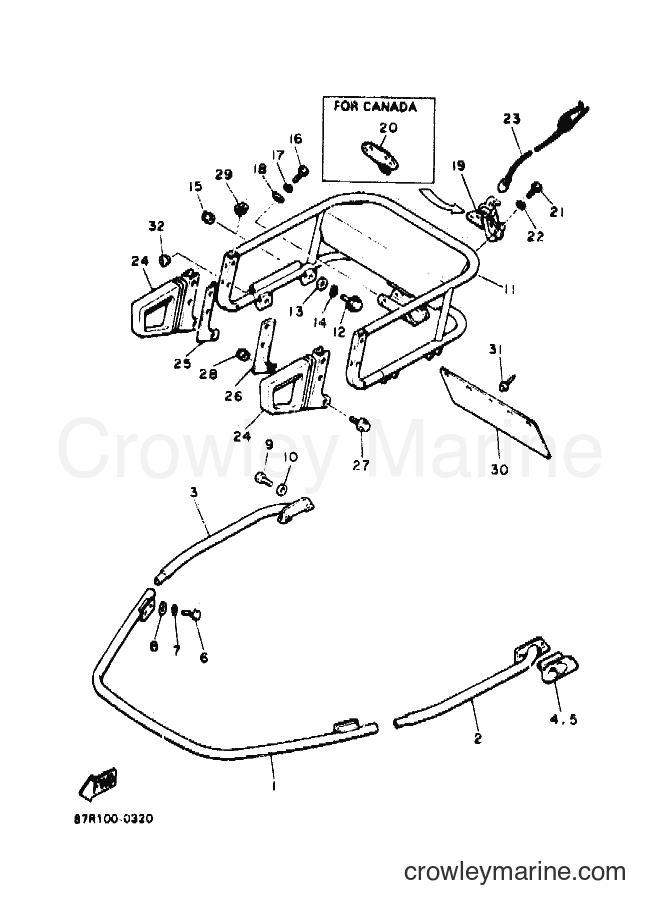 1991 Snowmobile VK540E - VK540E (88N1) [010] - BUMPER