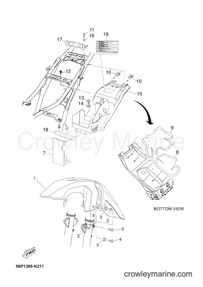 2015 Dirt Bike XT660ZA - XT660ZA (2BE4) [030] - FENDER