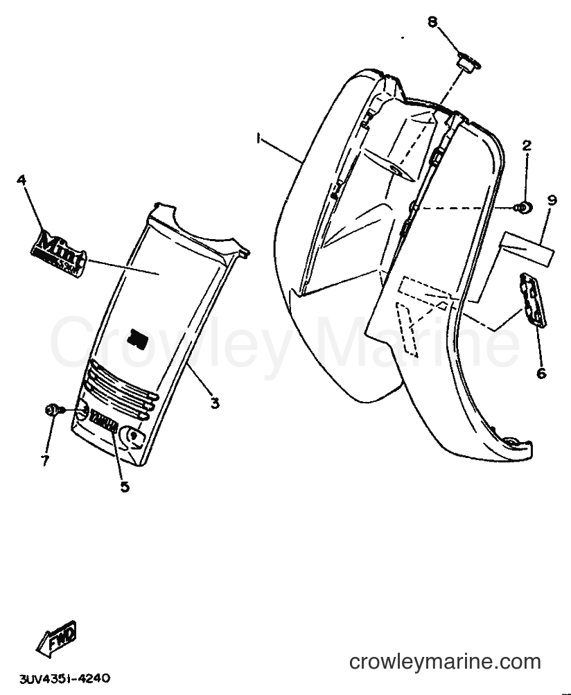 1994 Scooter SH50 - SH50 (3UV4) [999] - LEG SHIELD