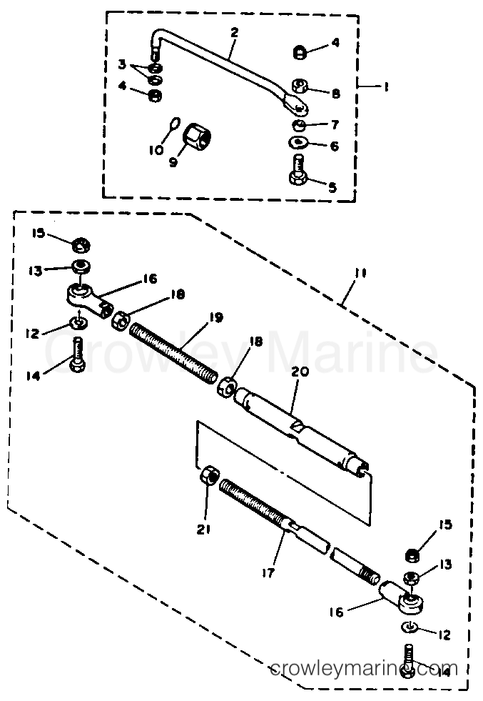 Yamaha Motors C25MSHR - STEERING GUIDE ATTACHMENT