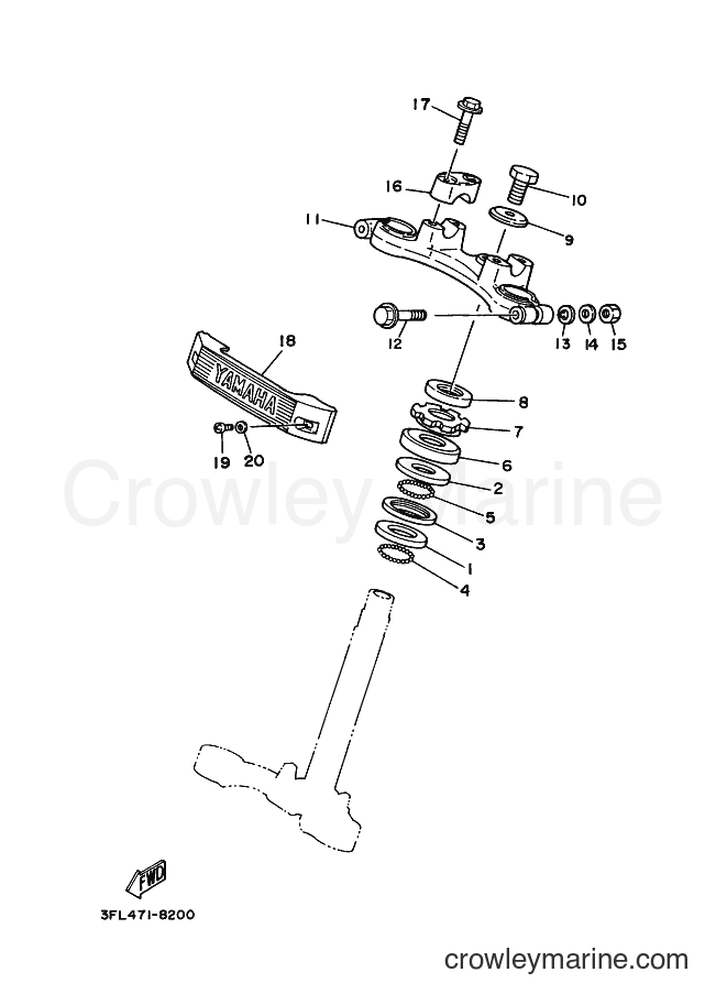 1999 Street Bike RX115 - RX115 (5FS2) [010] - STEERING