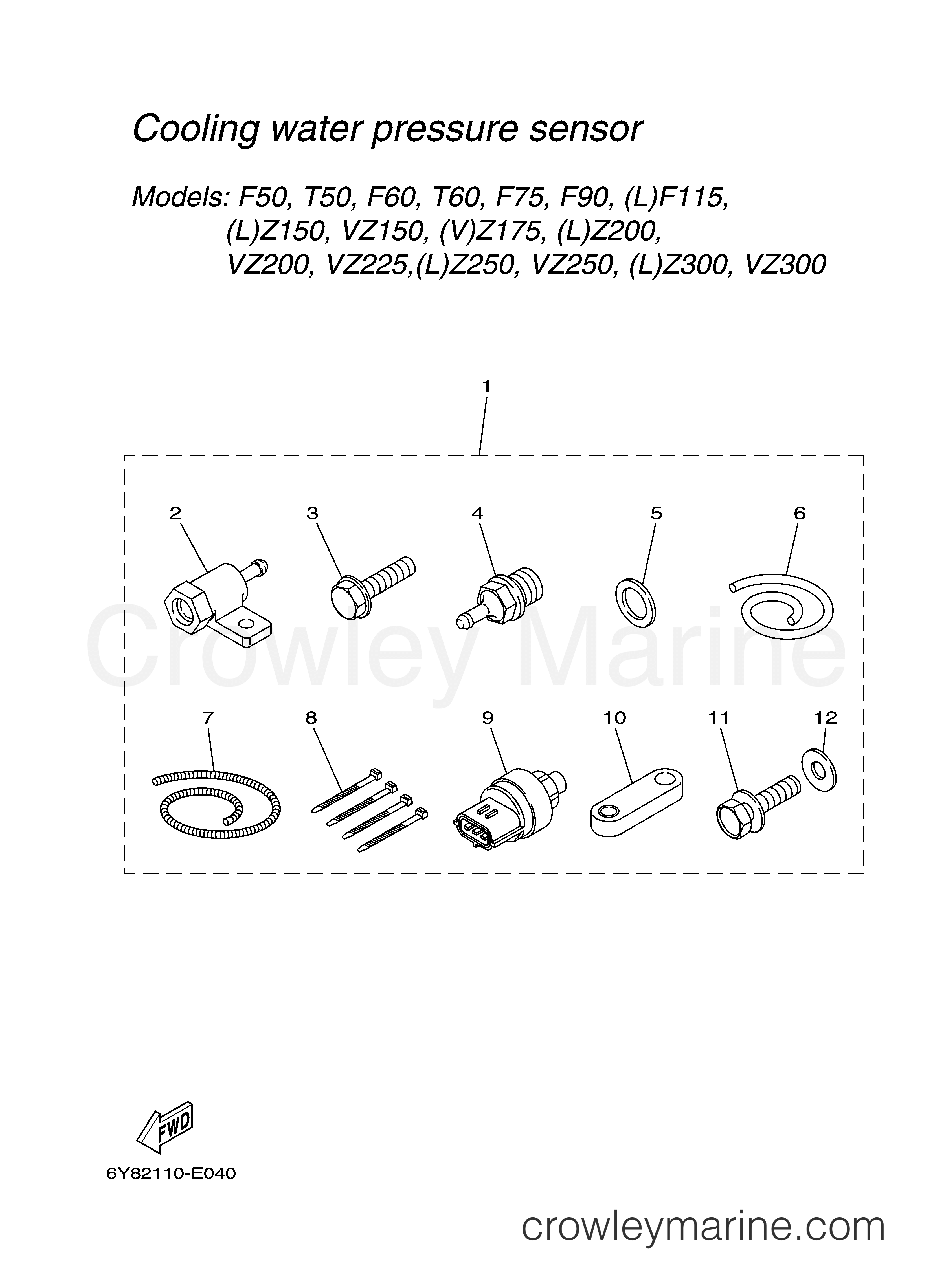 Yamaha Motors Rigging 2006 - COMMAND LINK ALTERNATE SENSORS 2