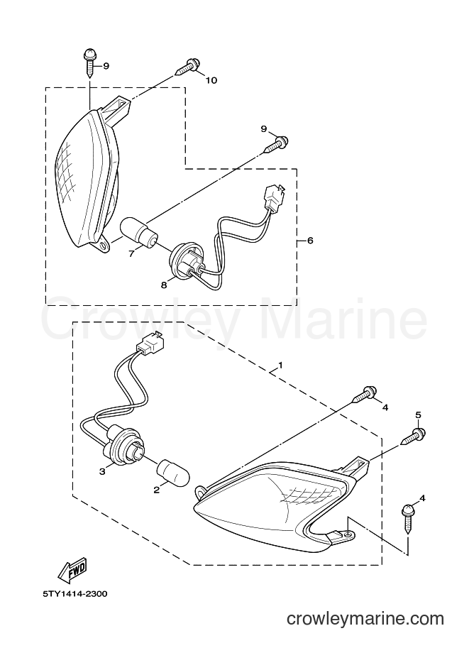 Yamaha Motors XC125 (5ML8) [010] - FLASHER LIGHT