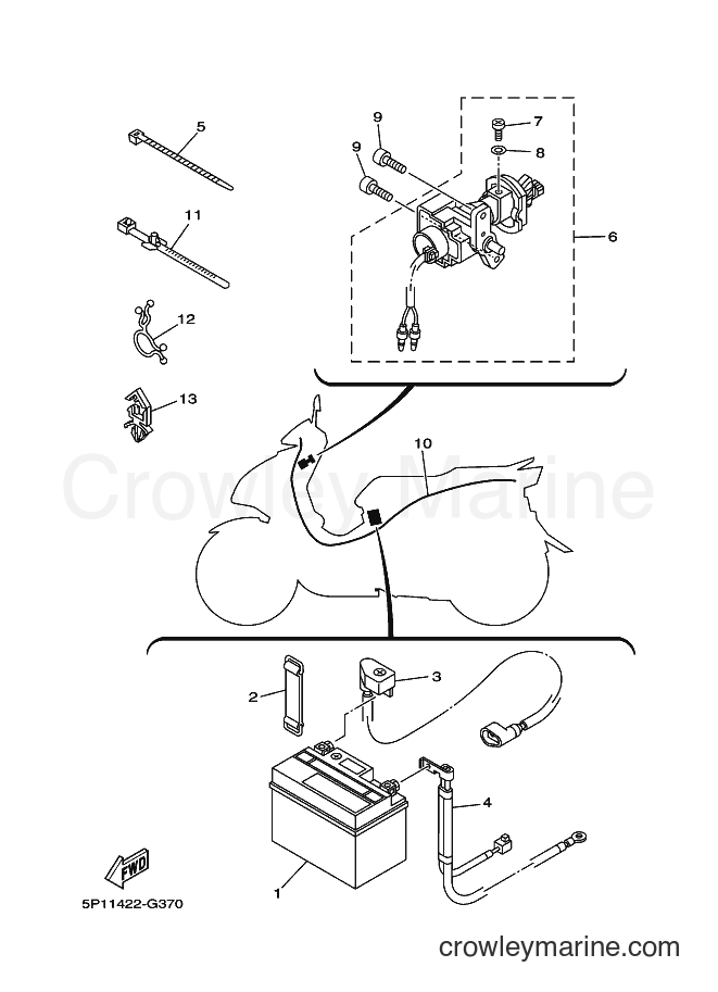 Yamaha Motors AT135C (5P17) [010] - ELECTRICAL 1