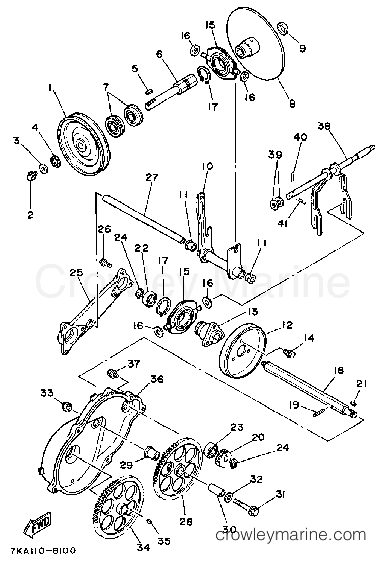 Yamaha Motors YS624TM - TRANSMISSION 1