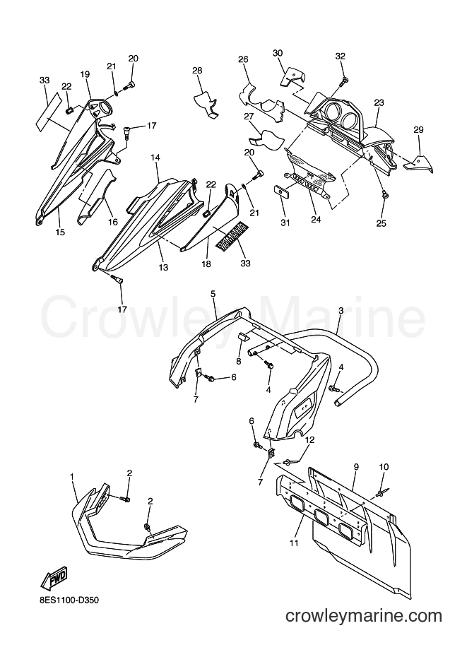 Yamaha Motors RS10 (8ES2) [020] - BUMPER