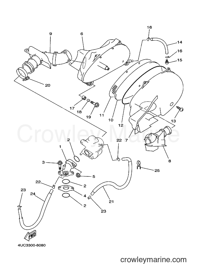 Yamaha Motors YP250D (5DF1) [010] - INTAKE