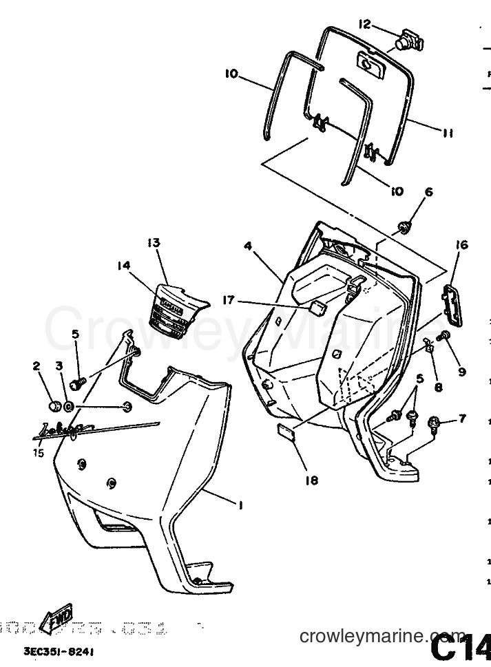 Yamaha Motors CH50 (3EC6) [999] - LEG SHIELD