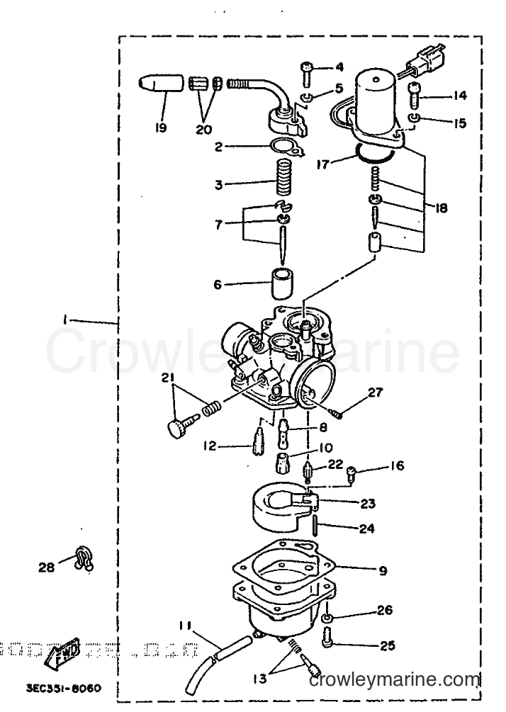 1989 Scooter CH50 - CH50 (3EC4) [999] - CARBURETOR