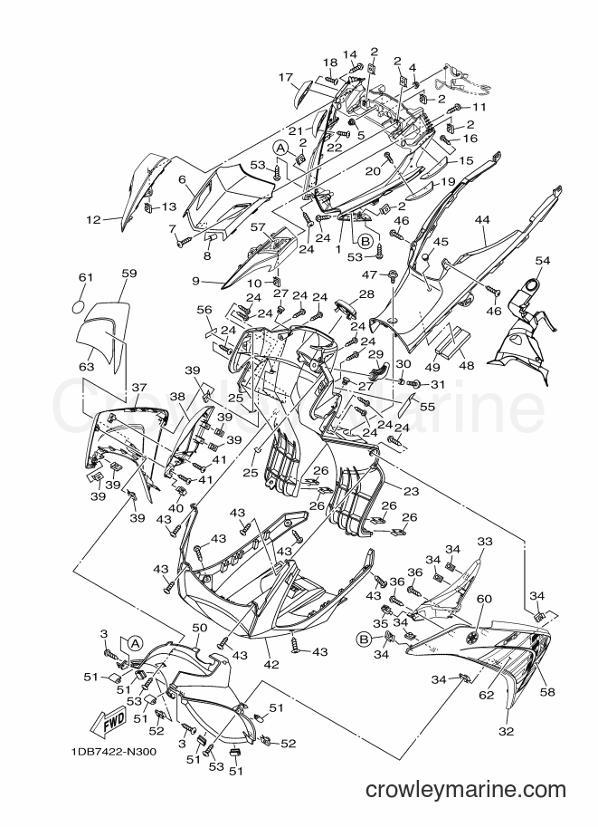 2014 Scooter AT125FC - AT125FC (1DB7) [010] - LEG SHIELD 2