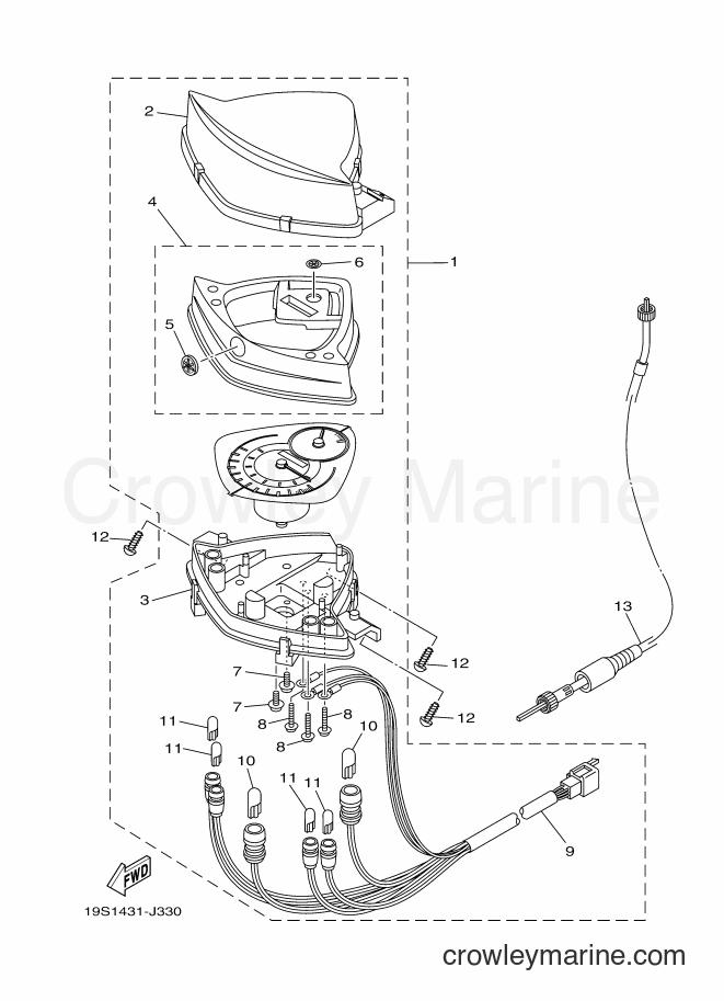 Yamaha Motors AL115S (19S3) [010] - METER