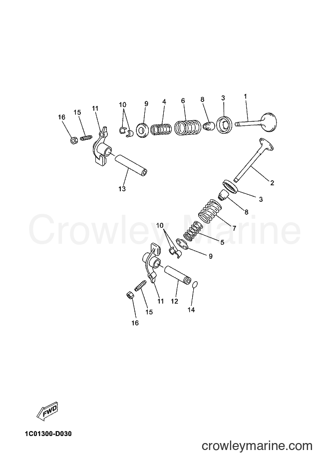 Yamaha Motors YP250R (1C04) [050] - VALVE