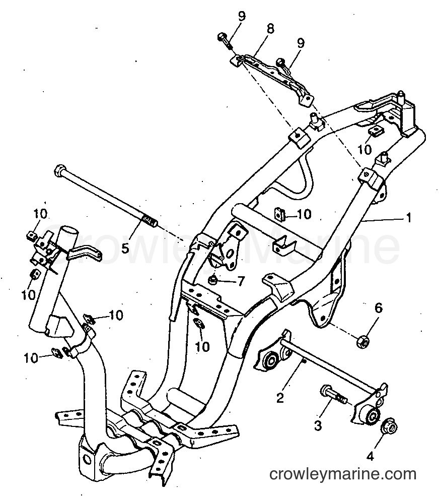 1999 Scooter YH50 - YH50 (5FV1) [020] - FRAME