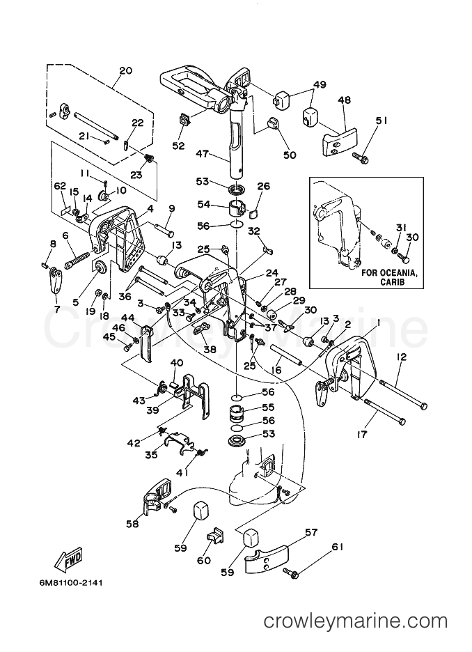 Yamaha Motors 8MSHG (6N07) [060] - BRACKET