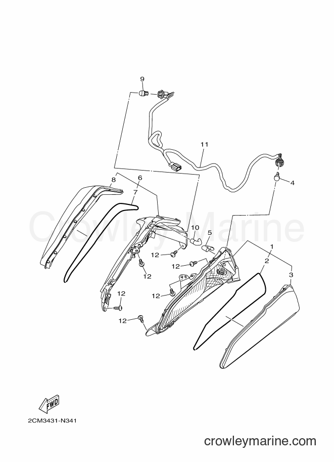 Yamaha Motors MWS150-A (BB85) [010] - FLASHER LIGHT