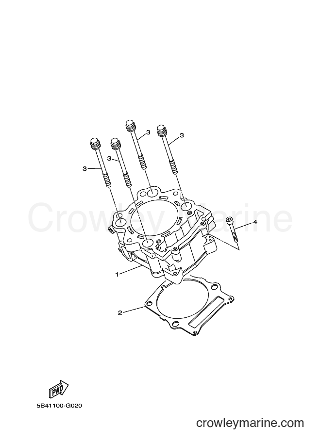 Yamaha Motors YXC700 (2PG2) [010] - CYLINDER