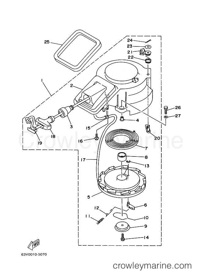 Yamaha Motors 9.9F (63V) [090] - STARTER