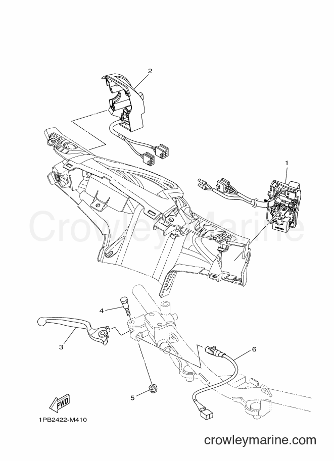 2015 Scooter T115FSEC - T115FSEC (1PB8) [010] - HANDLE SWITCH & LEVER