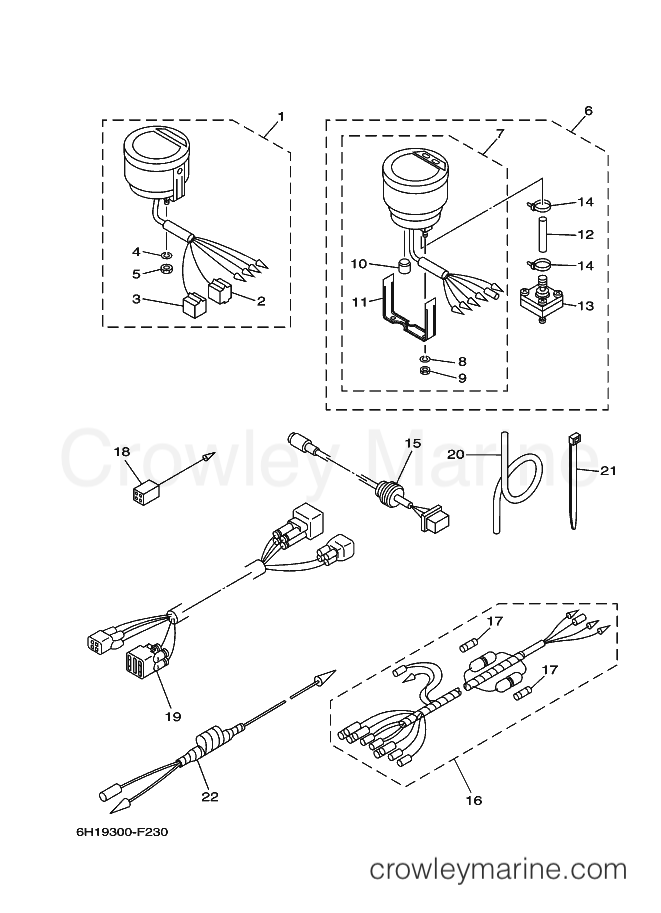 Yamaha Motors 75CETOL (67P5) [020] - METER