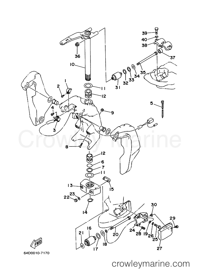 Yamaha Motors L200FETOL (64H2) [030] - BRACKET 2