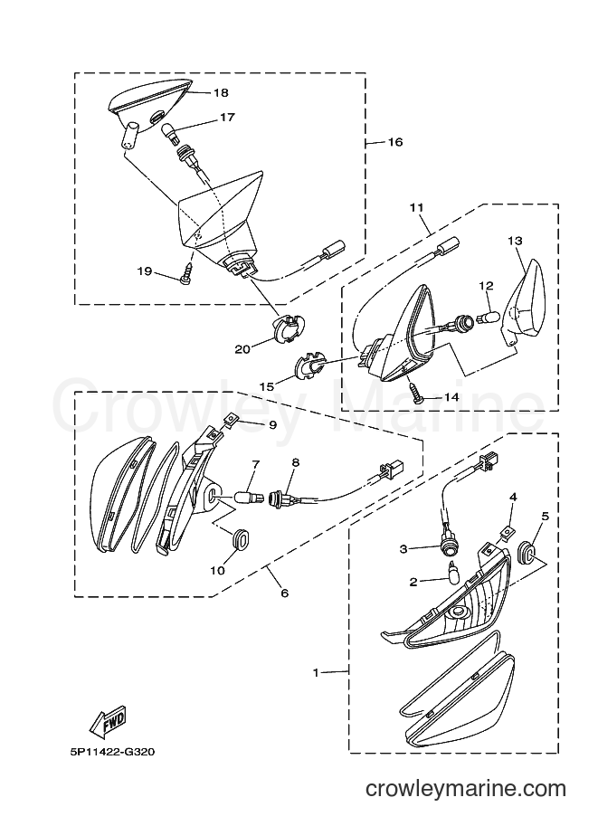 Yamaha Motors AT135C (5P18) [010] - FLASHER LIGHT