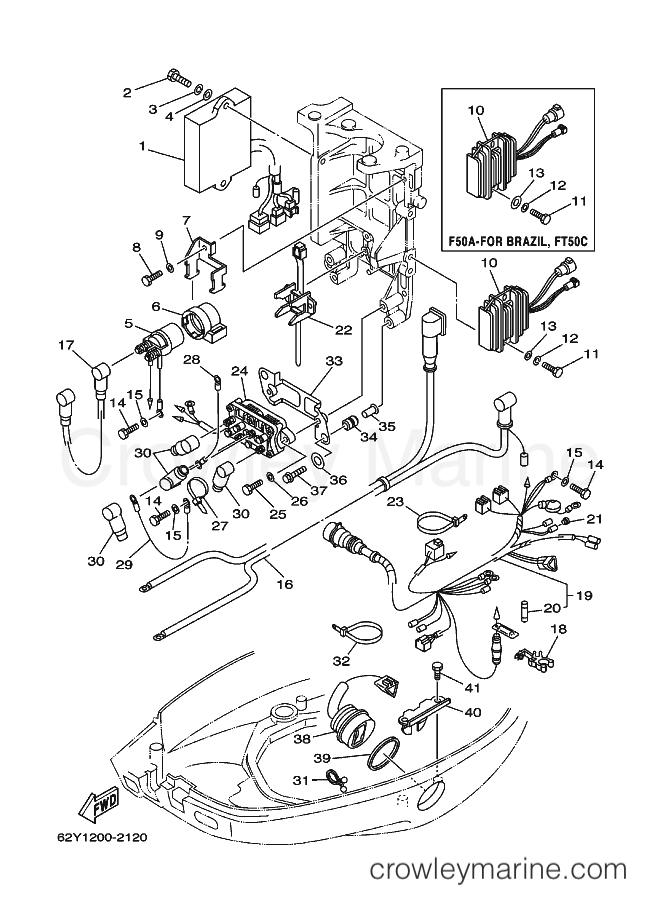 Yamaha Motors F50AET (62Y2) [080] - ELECTRICAL 2