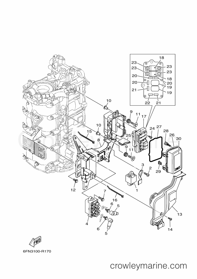 Yamaha Motors F130AETL (6EM3) [060] - ELECTRICAL 2