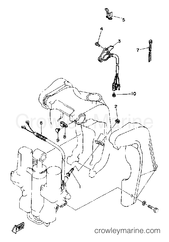 Yamaha Motors P60TLHQ - BRACKET 2