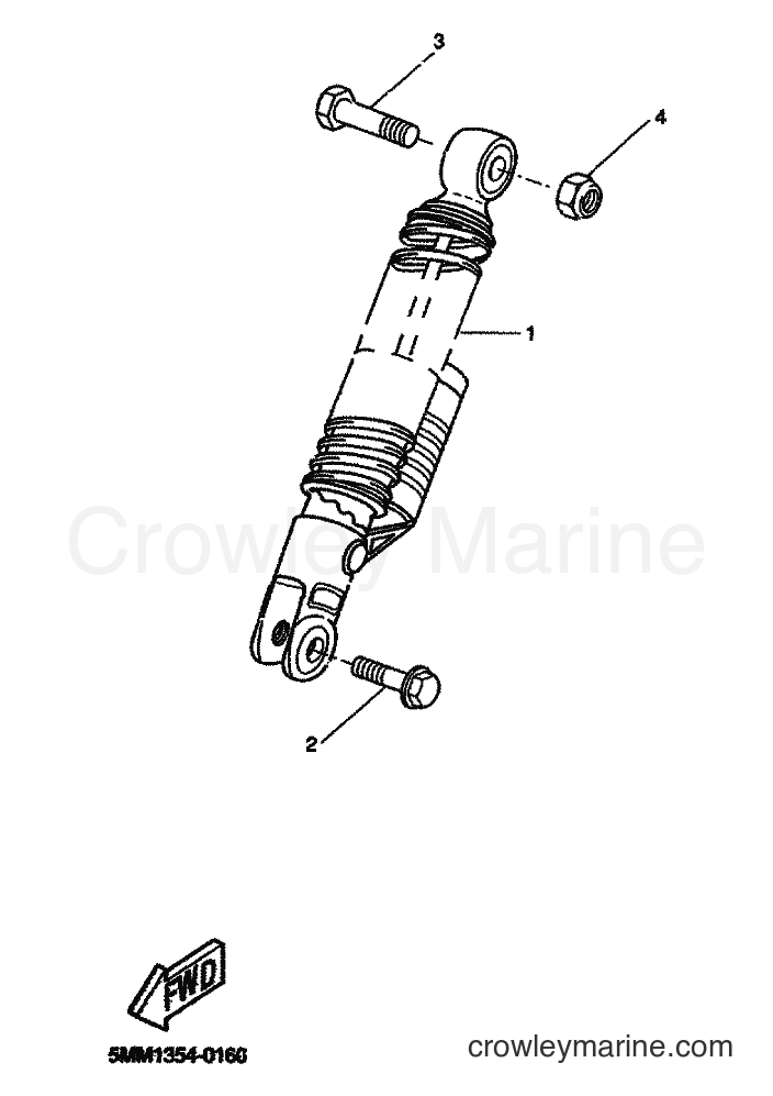 2000 Scooter CW50 - CW50 (5MN1) [030] - REAR SUSPENSION