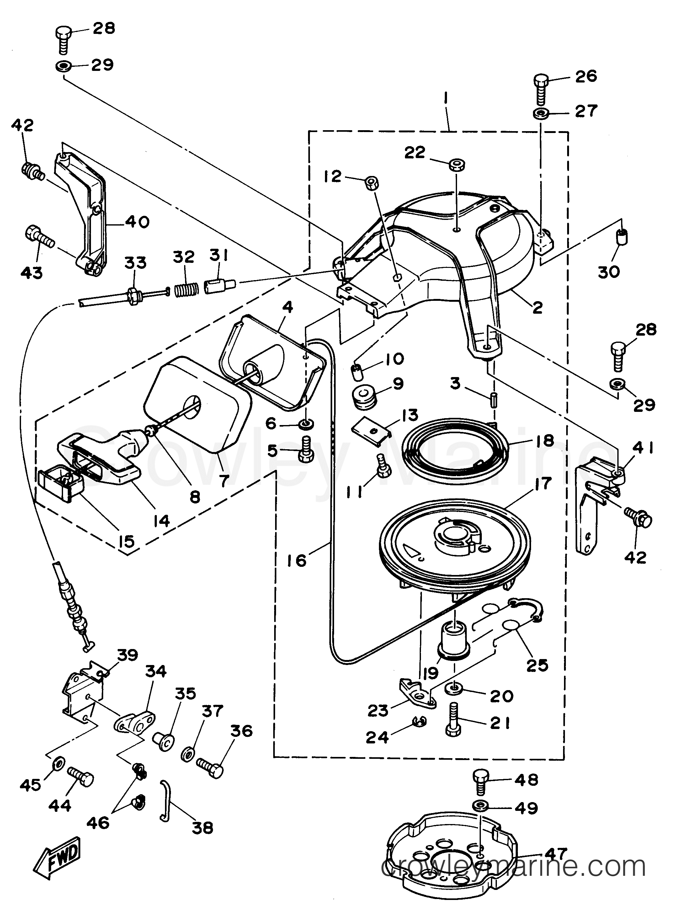 Yamaha Motors 30ELRT - STARTER