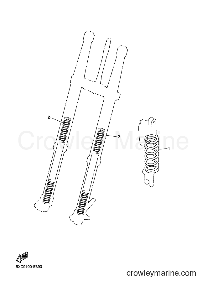 2006 Dirt Bike YZ250F - YZ250F (5XCA) [010] - ALTERNATE FOR CHASSIS