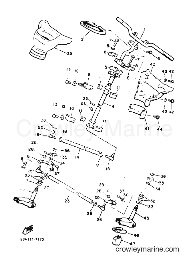 Yamaha Motors ET400 (85V1) [010] - STEERING