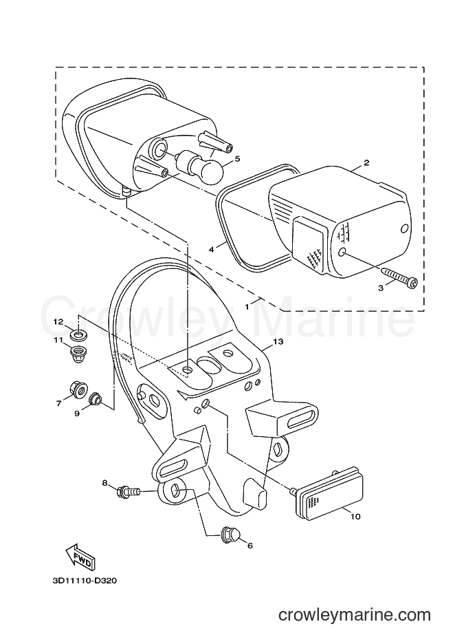 Yamaha Motors XC50 (1TSA) [010] - TAILLIGHT
