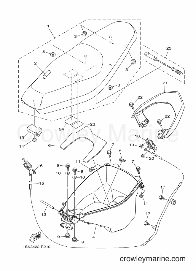 2015 Scooter AL125FC - AL125FC (1SK3) [010] - SEAT