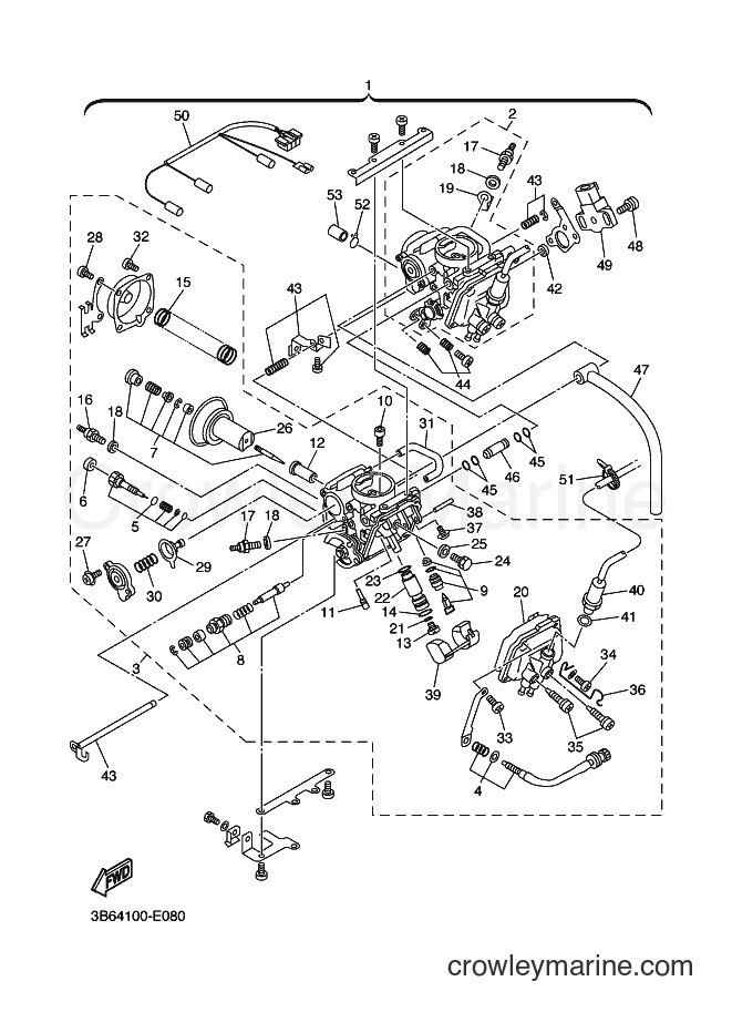 Yamaha Motors XVS650A (4C52) [010] - CARBURETOR