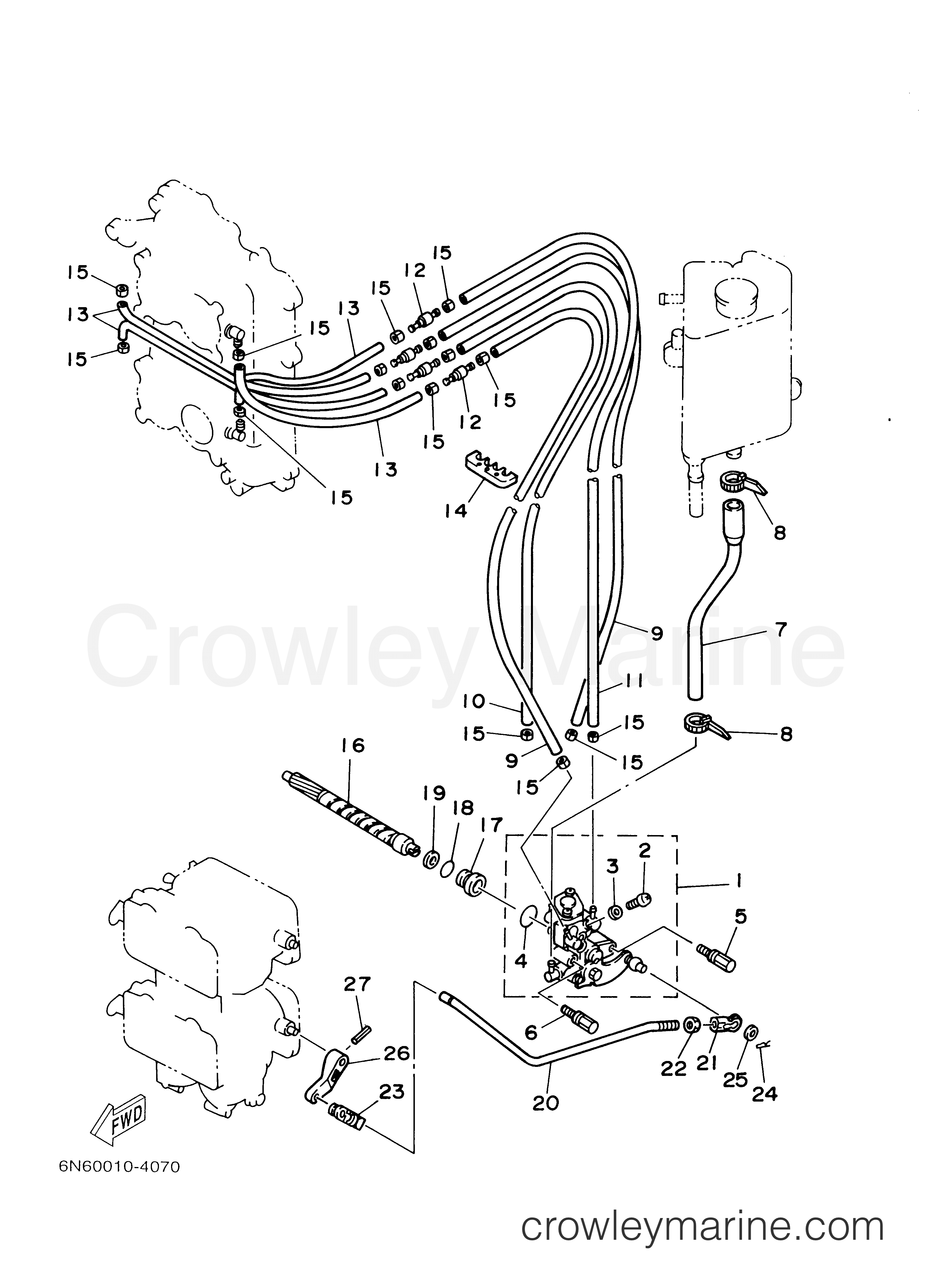Yamaha Motors 130TXRB - OIL PUMP