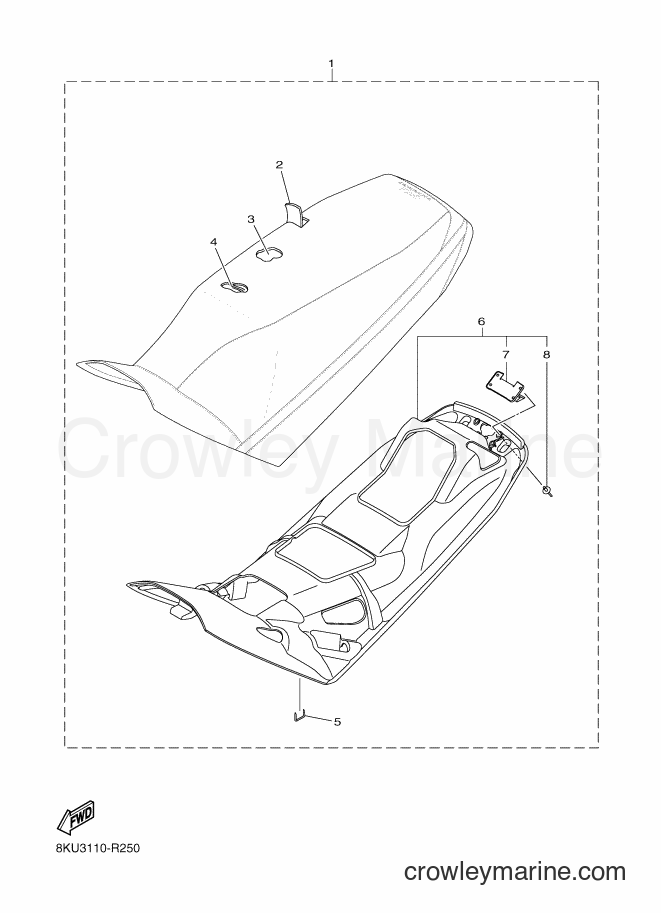 Yamaha Motors SRV10ML3 (8LL1) [010] - SEAT