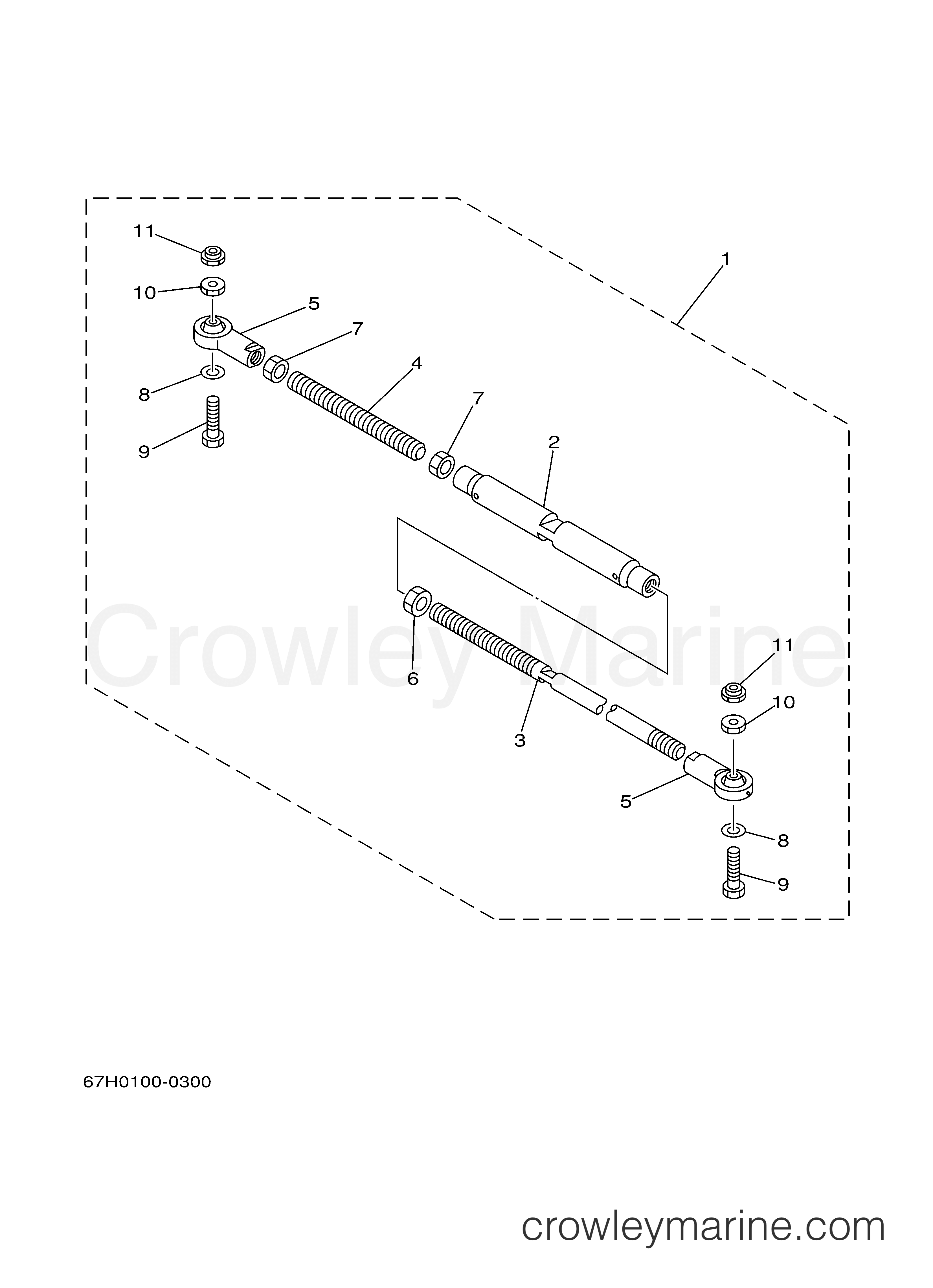 Yamaha Motors SX225TURB - STEERING GUIDE ATTACHMENT 2