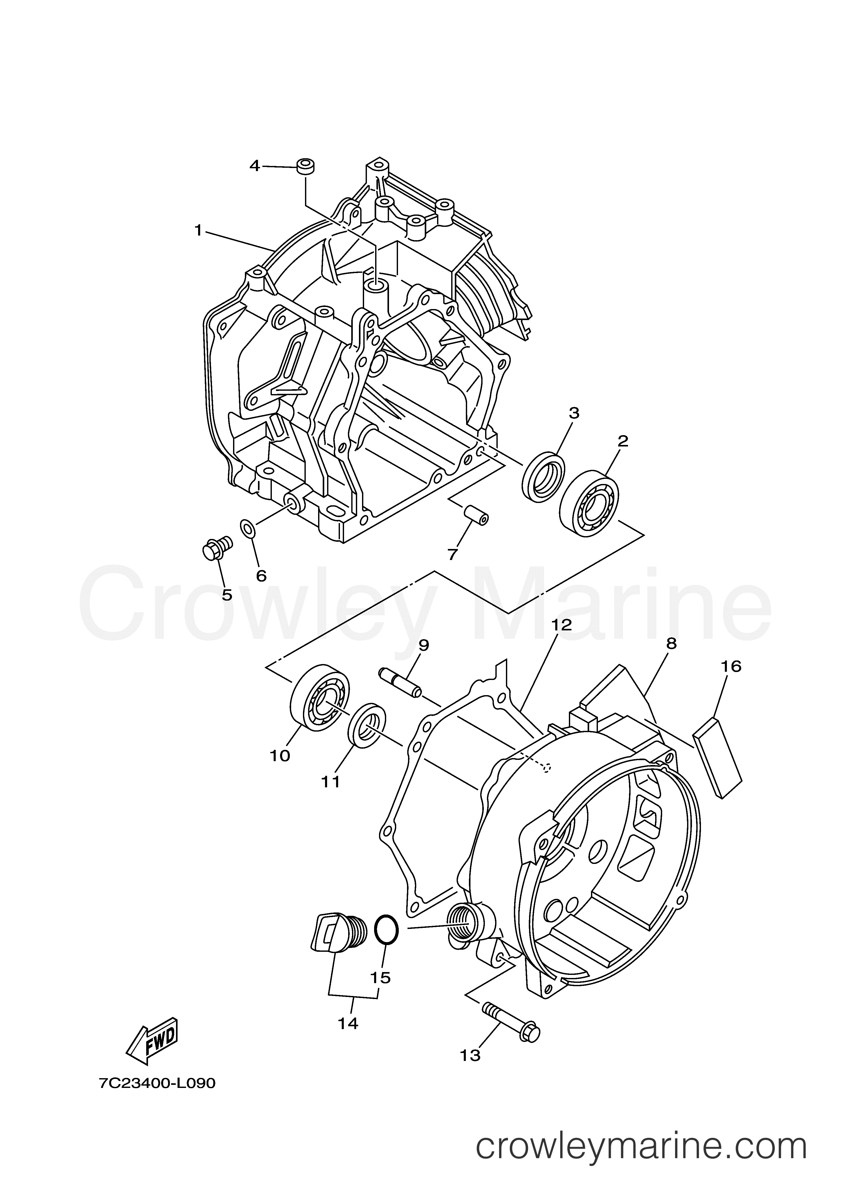 Yamaha Motors EF2600Q - CRANKCASE