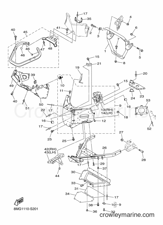 Yamaha Motors SRS10LD (8MB1) [010] - FRAME 1