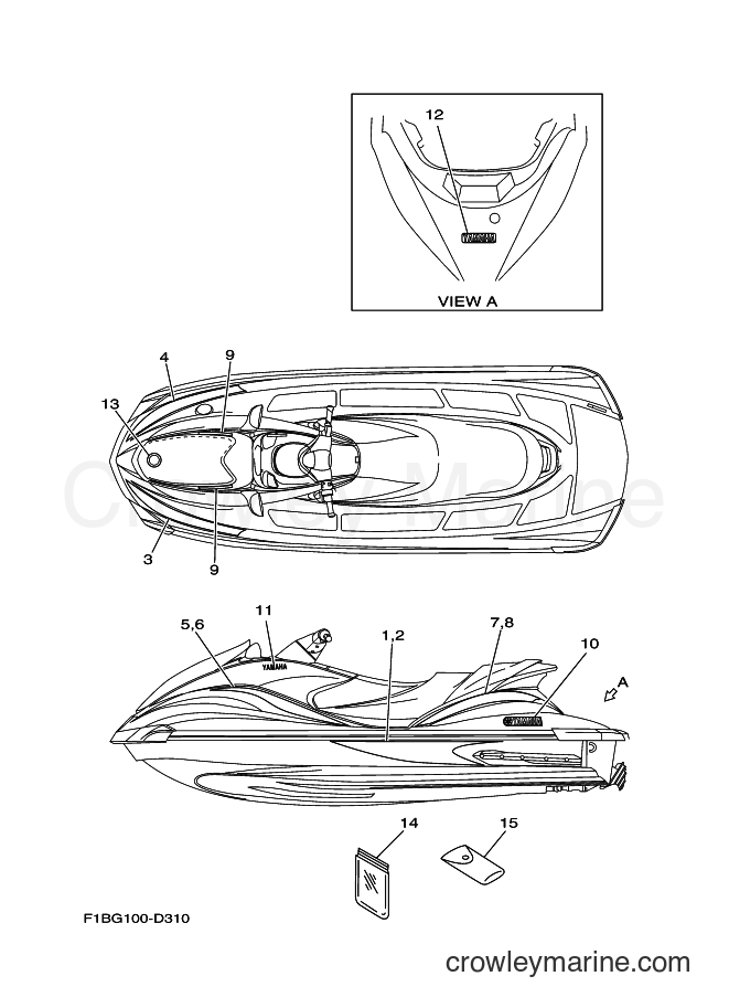 Yamaha Motors FX1000A (F1BK) [020] - GRAPHICS