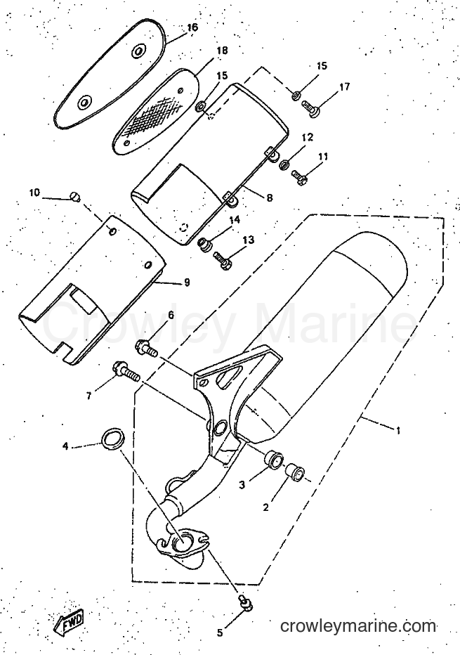 1998 Scooter YN50 - YN50 (5BW1) [010] - EXHAUST
