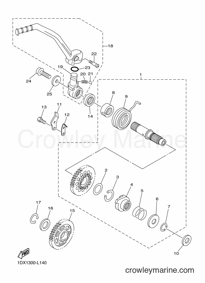 2012 Dirt Bike WR450F - WR450F (1DX4) [010] - STARTER