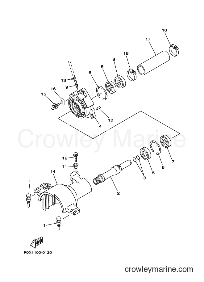 Yamaha Motors GP1200AY (F0X1) [020] - JET UNIT 2