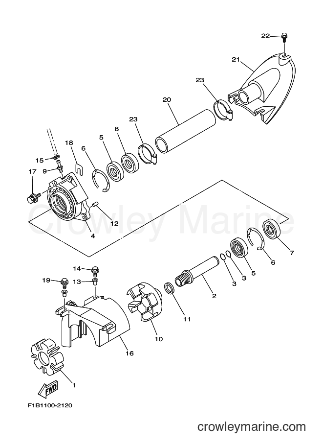 Yamaha Motors ENG FOR FZ1000A (60EB) [010] - JET UNIT 2